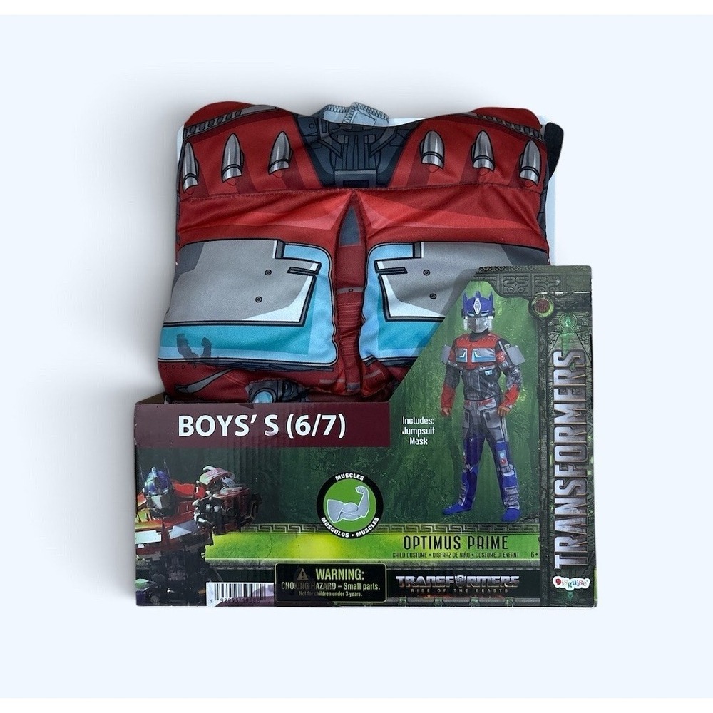 DISGUISE TRANSFORMERS OPTIMUS PRIME BOYS SMALL 6/7 COSTUME W/MASK NEW